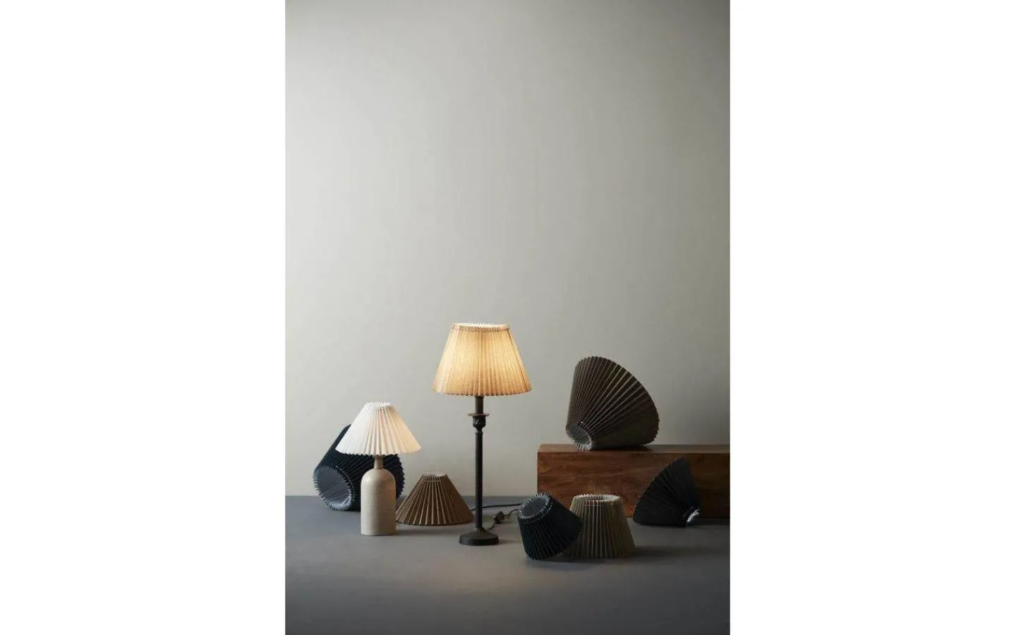 Lampfötter-PR Home Florita Lampfot 47cm Matt Svart