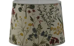 Mönstrade Lampskärmar < Hallbergs Flower Field Lampskärm Ø30cm Natur