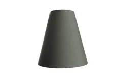 Enfärgade Runda Lampskärmar < ArmaturHantverk Flox Lampskärm Ø16,5cm Gröngrå