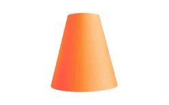 Enfärgade Runda Lampskärmar < ArmaturHantverk Flox Lampskärm Ø16,5cm Orange