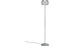 Golvlampor-Trio Lighting Flynt Golvlampa LED krom