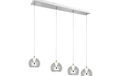 Avlånga Taklampor-Trio Lighting Flynt Takpendel LED 4-delad krom