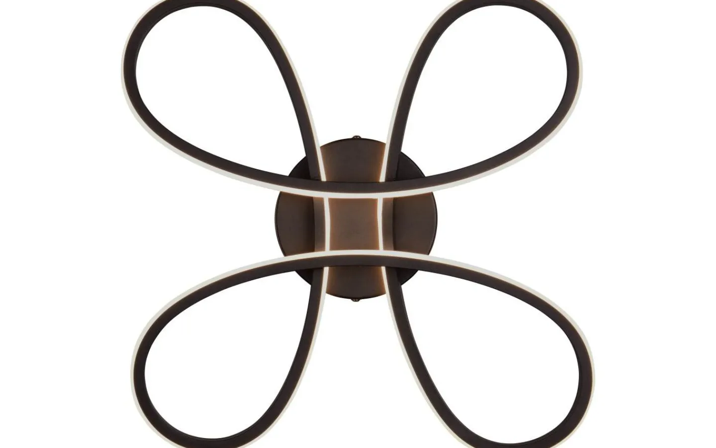 Plafonder-Trio Lighting Fly Plafond LED 40cm mattsvart
