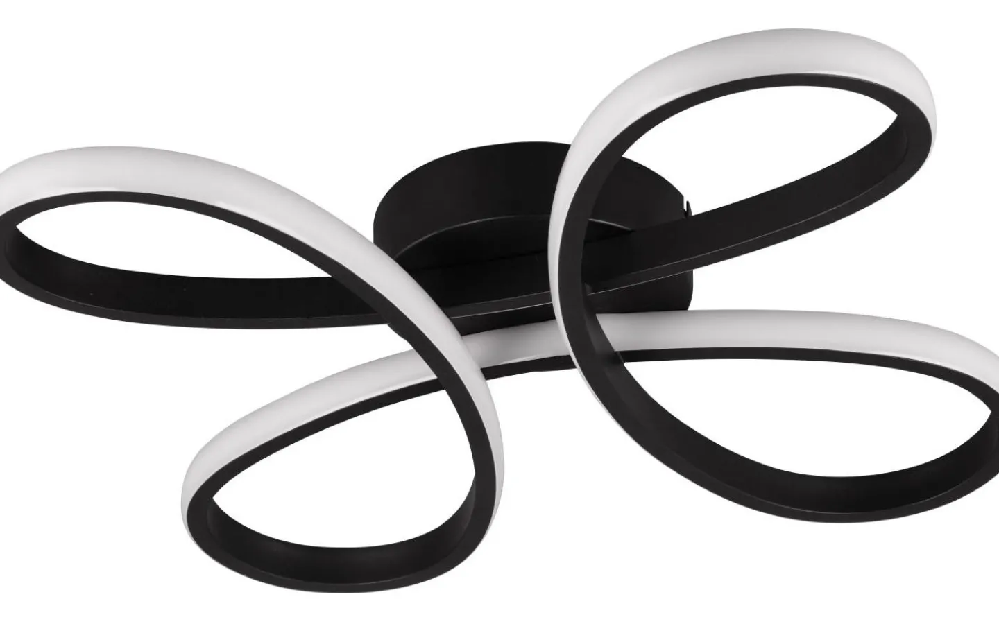 Plafonder-Trio Lighting Fly Plafond LED 40cm mattsvart