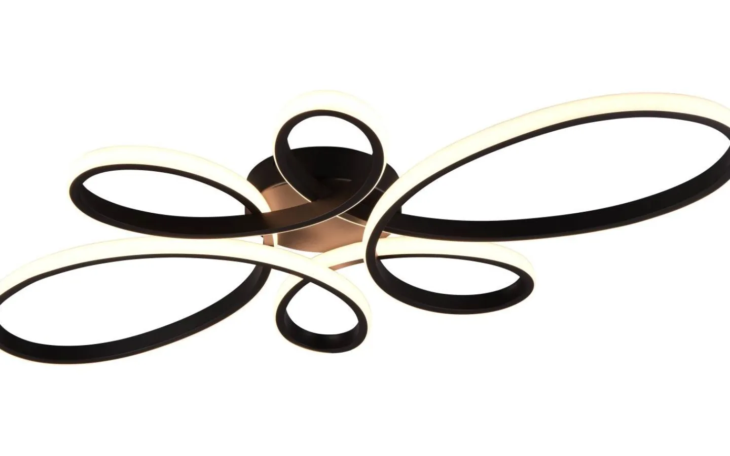 Plafonder < Trio Lighting Fly Plafond LED 83cm mattsvart