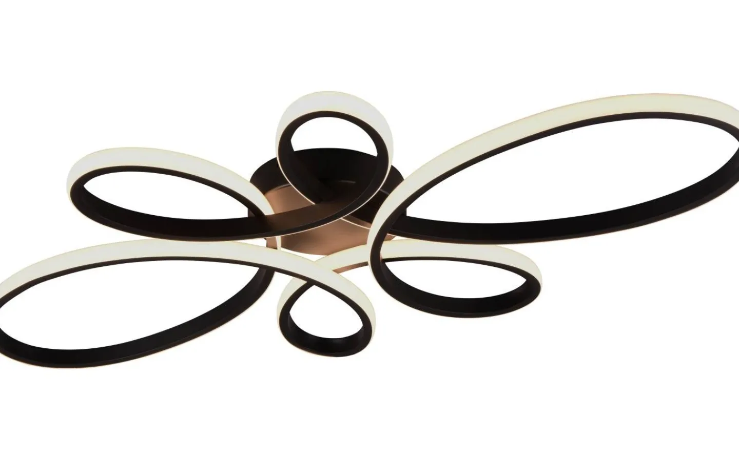 Plafonder < Trio Lighting Fly Plafond LED 83cm mattsvart