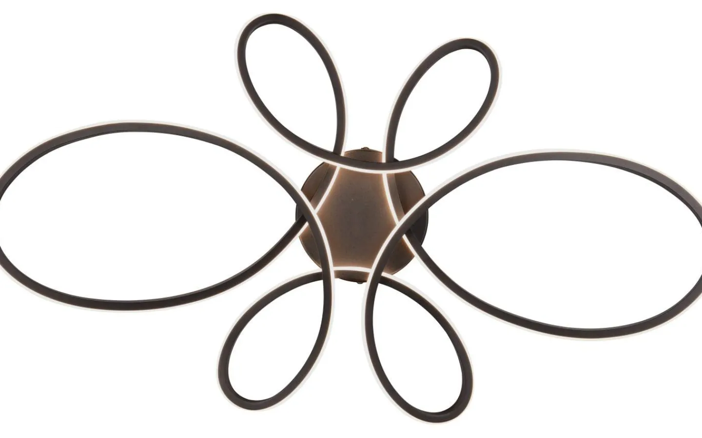 Plafonder < Trio Lighting Fly Plafond LED 83cm mattsvart