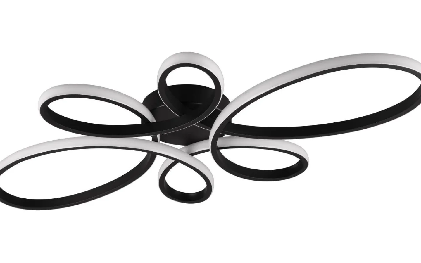 Plafonder < Trio Lighting Fly Plafond LED 83cm mattsvart