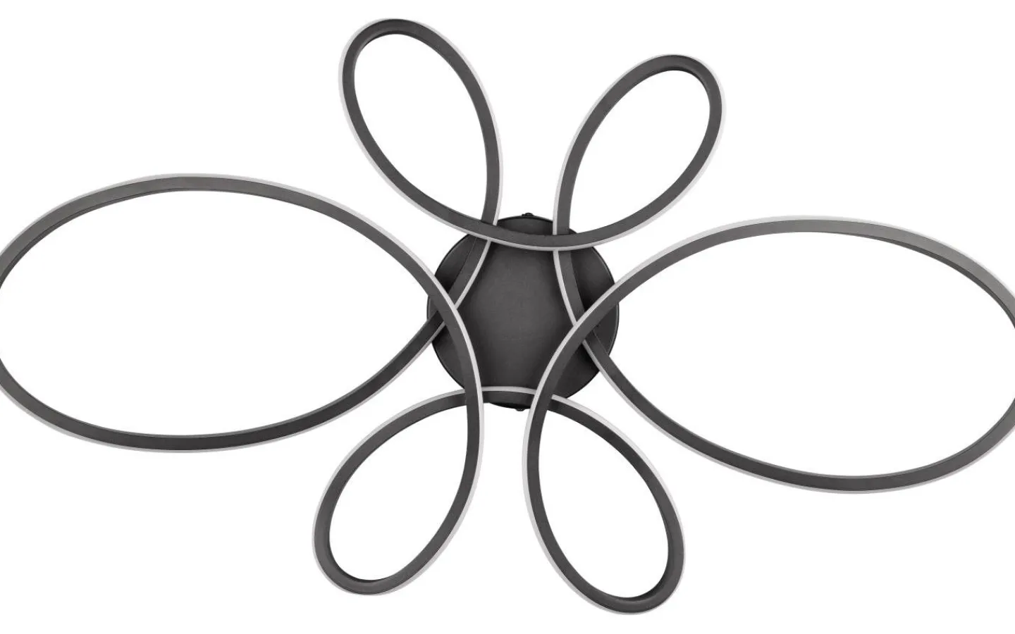 Plafonder < Trio Lighting Fly Plafond LED 83cm mattsvart