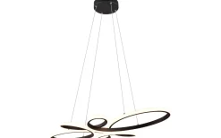 Stora Taklampor Ø70-150 Cm-Trio Lighting Fly Takpendel 83cm LED mattsvart