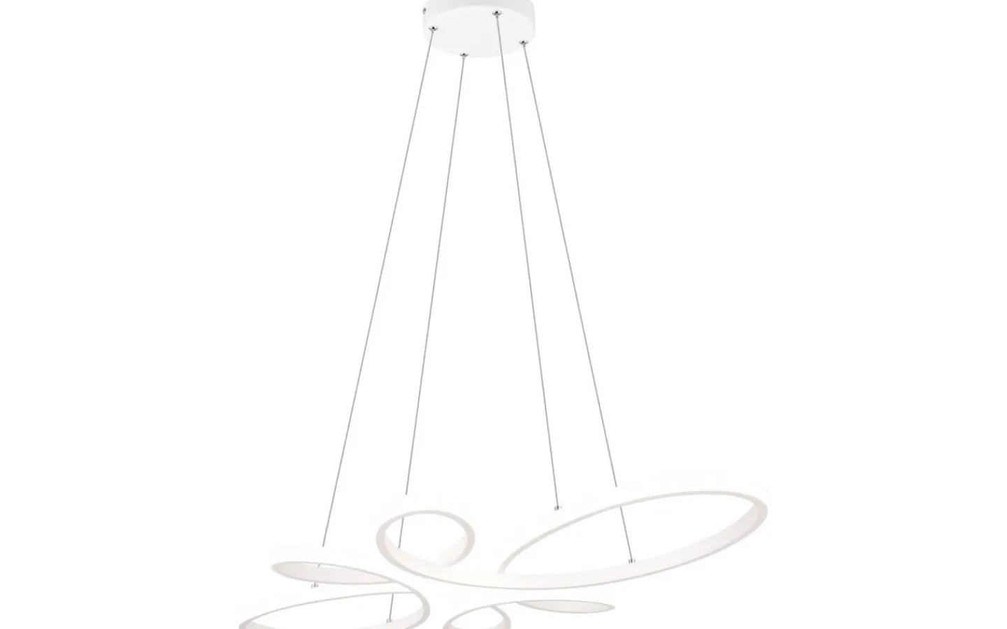 Stora Taklampor Ø70-150 Cm < Trio Lighting Fly Takpendel 83cm LED mattvit 4000K