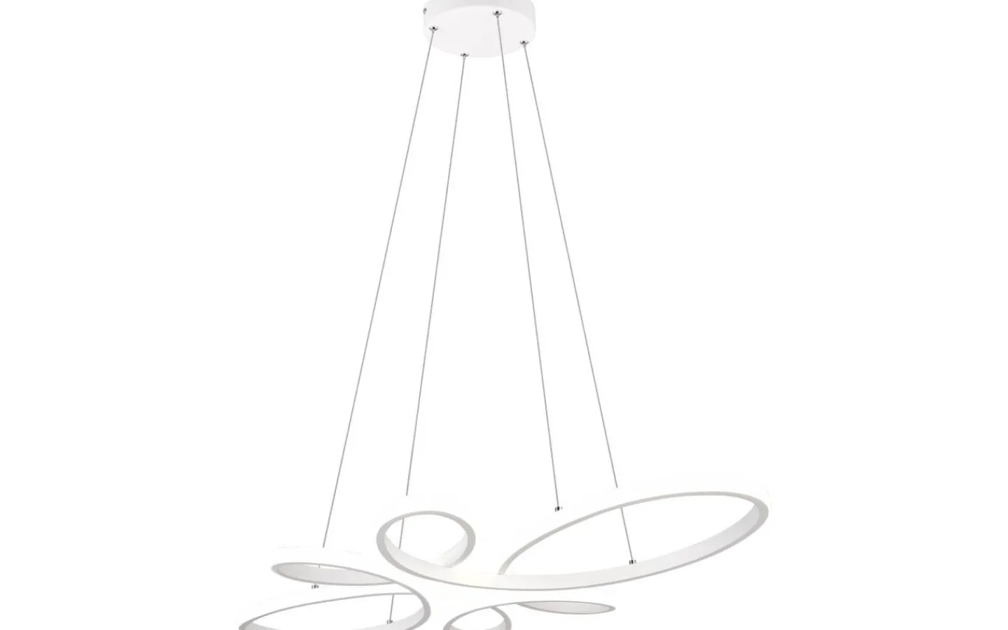 Stora Taklampor Ø70-150 Cm < Trio Lighting Fly Takpendel 83cm LED mattvit 4000K