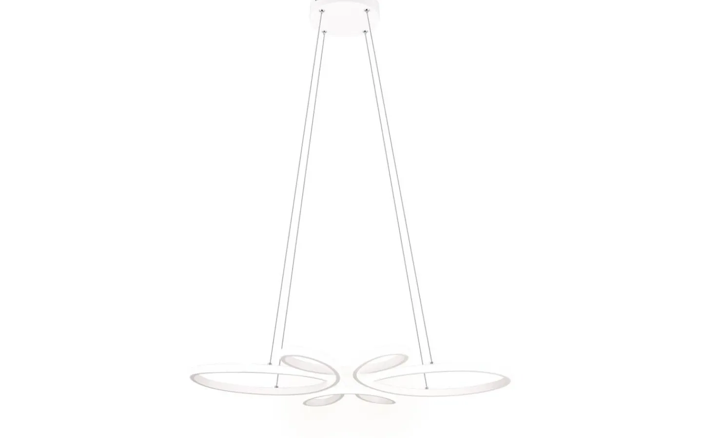 Stora Taklampor Ø70-150 Cm < Trio Lighting Fly Takpendel 83cm LED mattvit 4000K