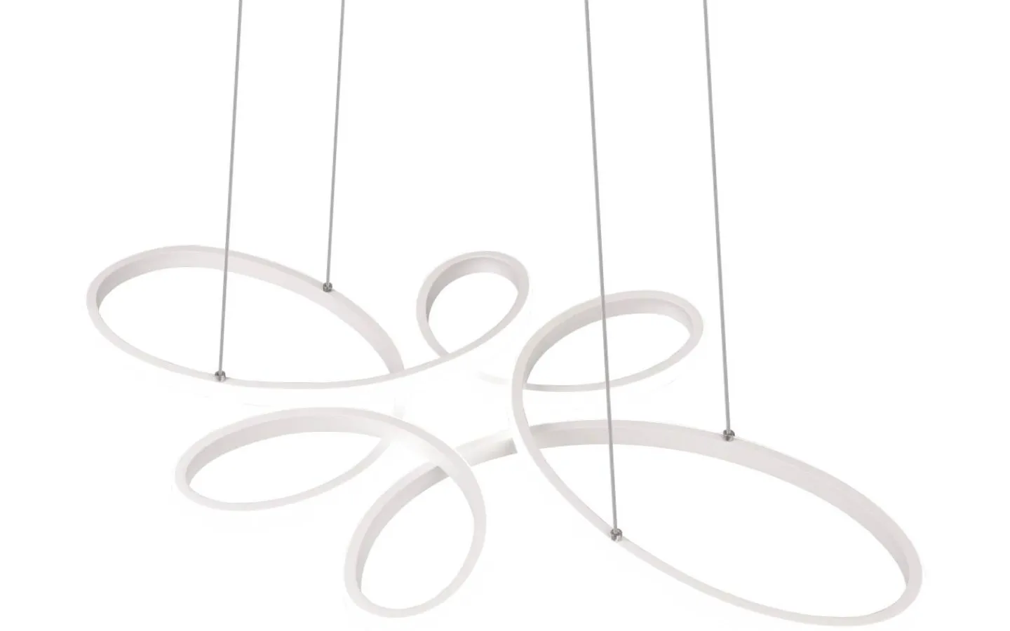 Stora Taklampor Ø70-150 Cm < Trio Lighting Fly Takpendel 83cm LED mattvit 4000K