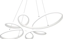Stora Taklampor Ø70-150 Cm < Trio Lighting Fly Takpendel 83cm LED mattvit 4000K