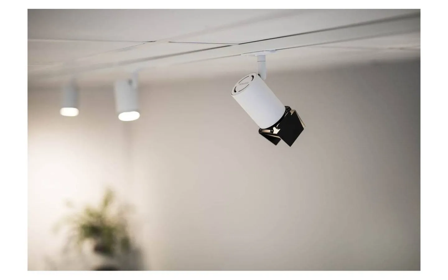 Skensystem-Hidealite Focus Track Micro 1-fas LED 10W 3000K Vit