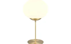 Bordslampor < Trio Lighting Fomento Bordslampa E27 matt mässing/vit