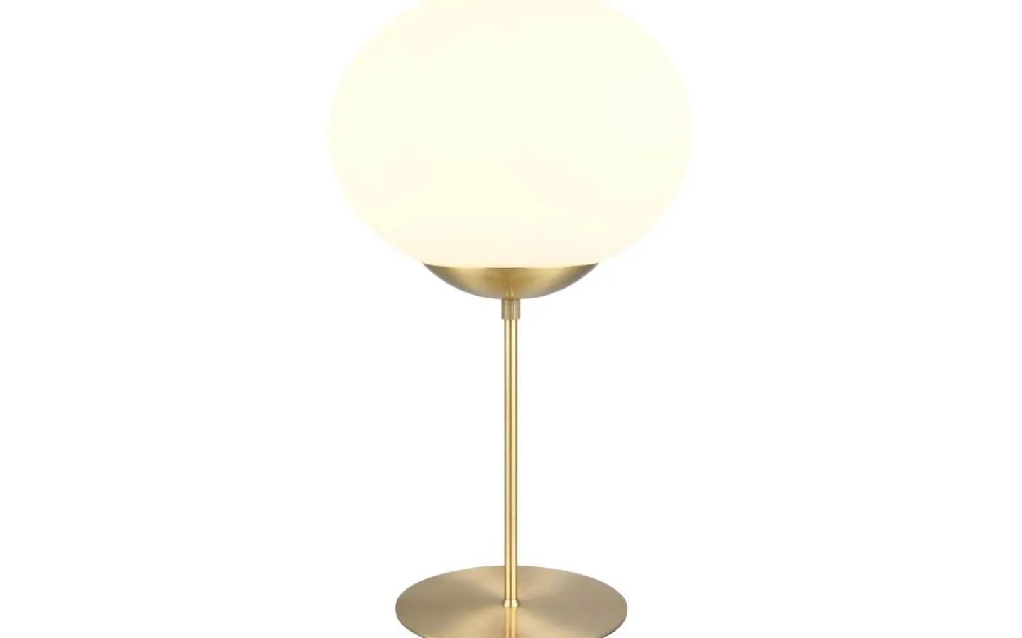 Bordslampor < Trio Lighting Fomento Bordslampa E27 matt mässing/vit