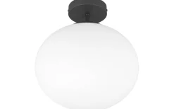 Plafonder-Trio Lighting Fomento Plafond E27 matt svart/vit