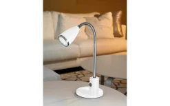 Skrivbordslampor-Eglo Fox Skrivbordslampa 32cm GU10 LED 3000K 3W Vit
