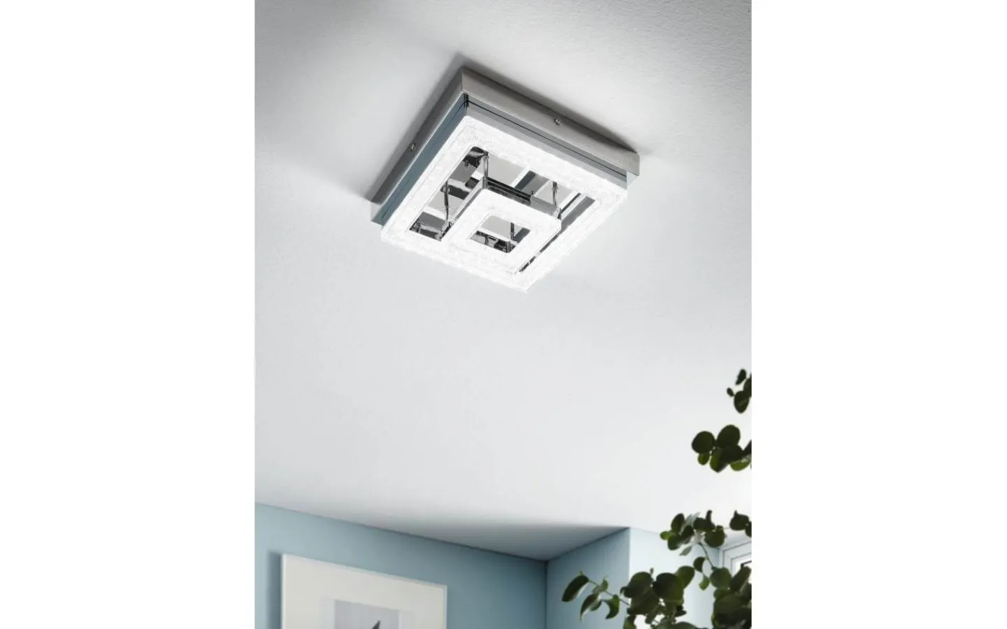 Plafonder < Eglo Fradelo Plafond 26cm LED 3000K 11,5W Krom