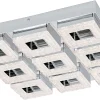 Plafonder-Eglo Fradelo Plafond 44cm LED 3000K 34,2W Krom