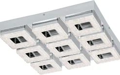 Plafonder-Eglo Fradelo Plafond 44cm LED 3000K 34,2W Krom
