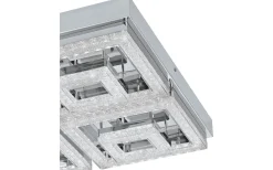 Plafonder-Eglo Fradelo Plafond 52cm LED 3000K 46,5W Krom