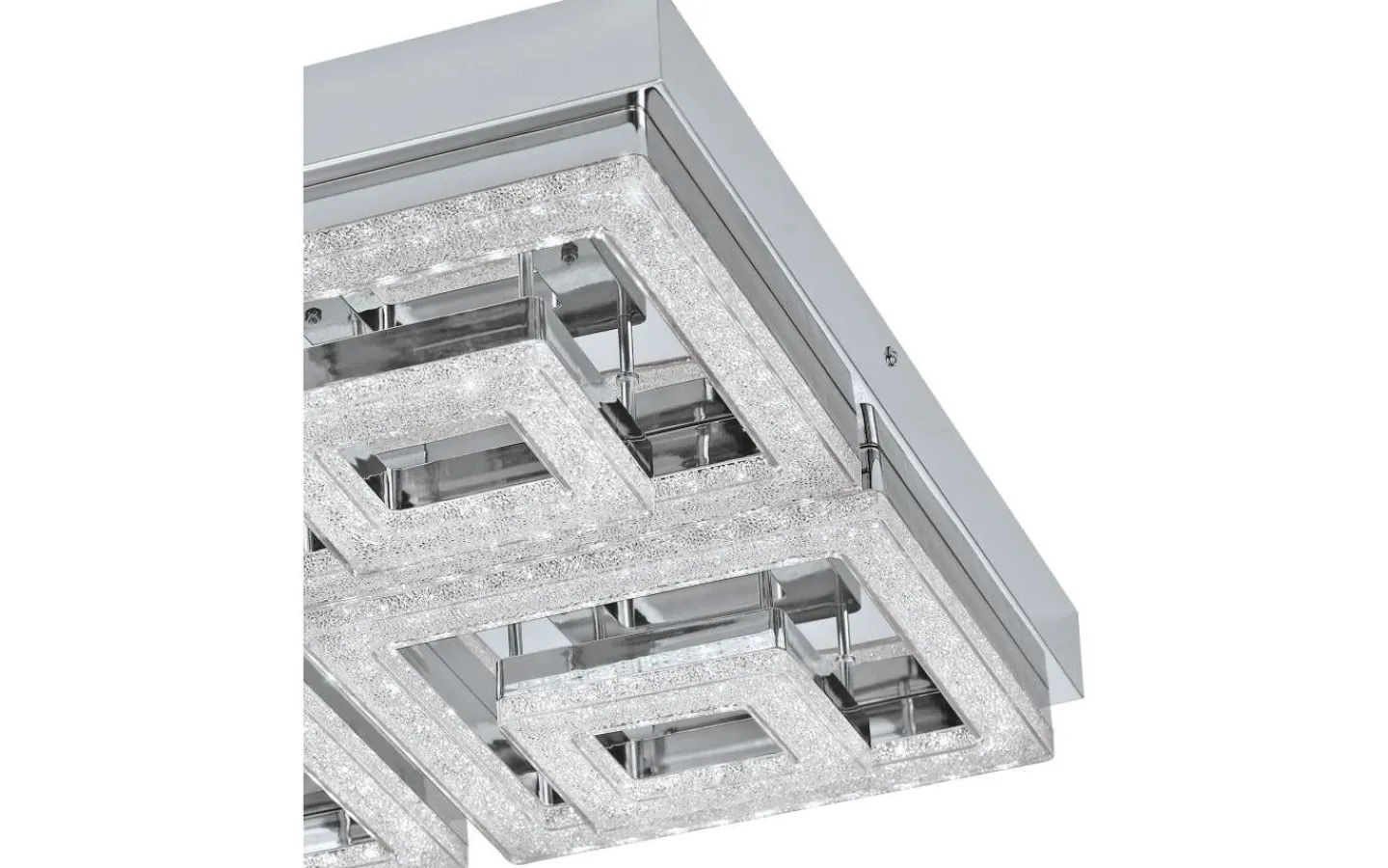 Plafonder-Eglo Fradelo Plafond 52cm LED 3000K 46,5W Krom