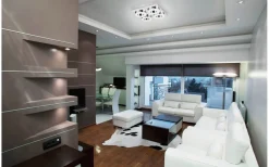 Plafonder-Eglo Fradelo Rund Plafond 28cm LED 3000K 14W Krom