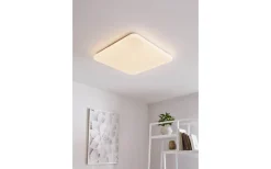 Plafonder-Eglo Frania Plafond 53cm LED 3000K 50W Kristalleffekt Vit
