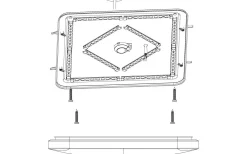 Plafonder < Eglo Frania Plafond 53cm LED 3000K 50W Vit