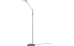Golvläslampor-Trio Lighting Franklin Golvlampa LED i borstat stål