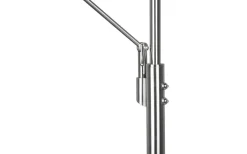 Uplight|Golvläslampor-Trio Lighting Franklin Golvlampa LED uplight borstad stål