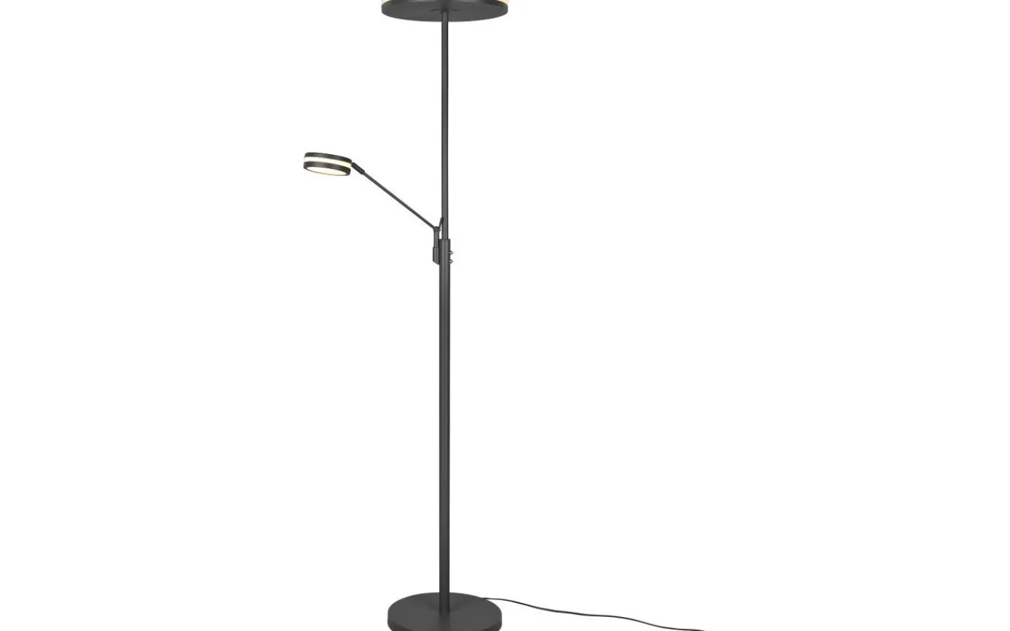Uplight|Golvläslampor < Trio Lighting Franklin Golvlampa LED uplight antracit