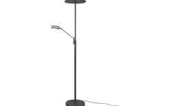 Uplight|Golvläslampor < Trio Lighting Franklin Golvlampa LED uplight antracit
