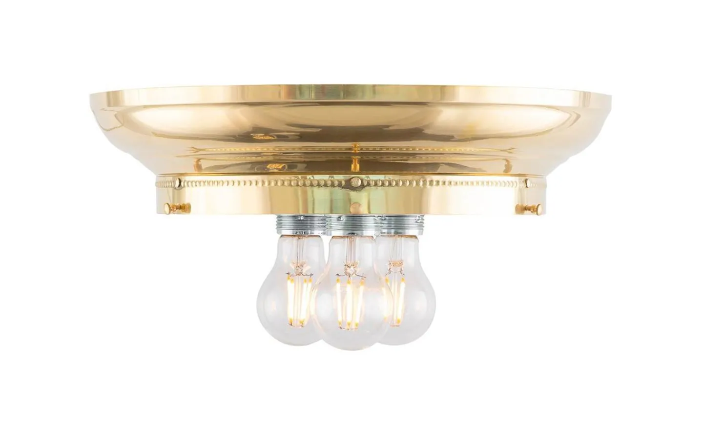 Plafonder < Karlskrona Lampfabrik Fröding plafond 300 - Mässing
