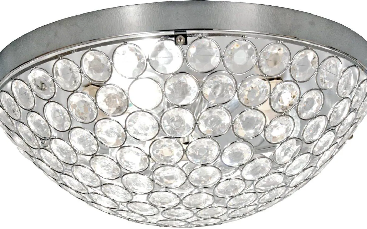 Hall & Trappa|Sovrum < Aneta Freja Kristallplafond 40cm Krom