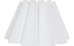 Enfärgade Runda Lampskärmar-PR Home Freja Lampskärm Ø32cm Franza Vit