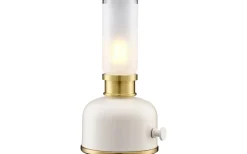 Uppladdningsbara Lampor Inomhus-PR Home Frida Uppladdningsbar Bordslampa 22cm Beige