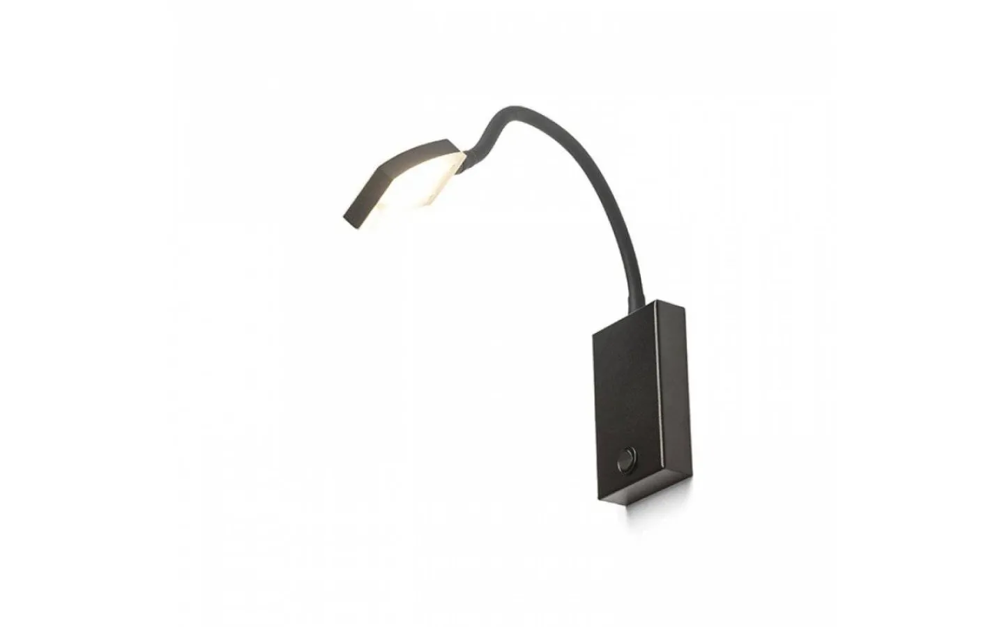 Sovrum|Läslampor-Rendl Frisco W Vägglampa Svart LED 4,2W 3000K