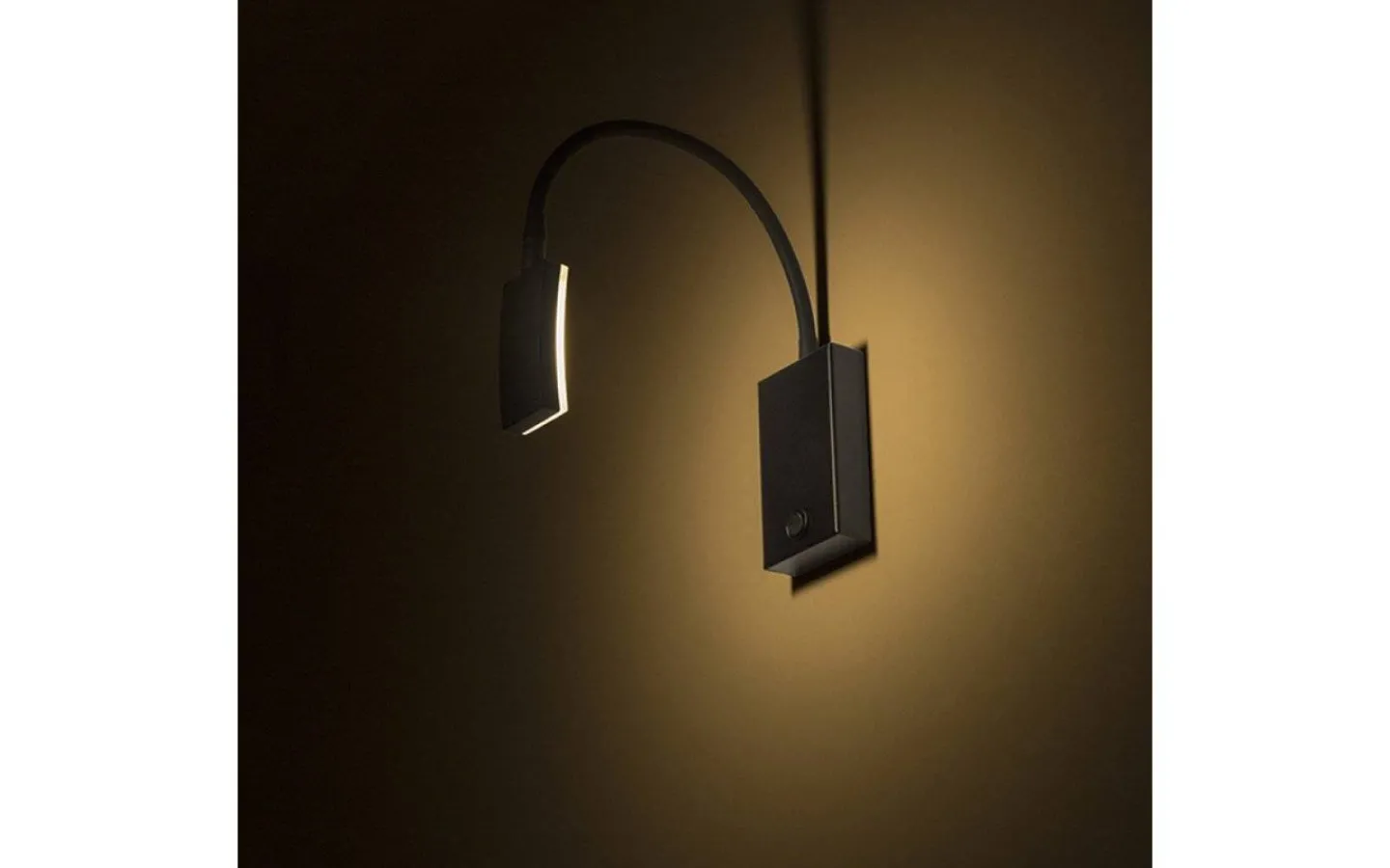 Sovrum|Läslampor-Rendl Frisco W Vägglampa Svart LED 4,2W 3000K