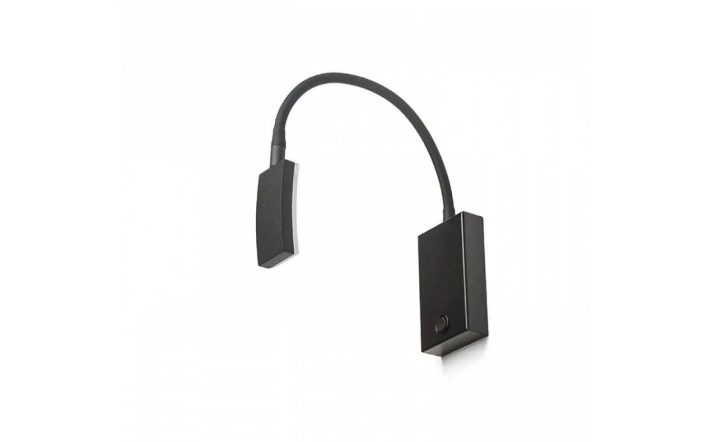 Sovrum|Läslampor-Rendl Frisco W Vägglampa Svart LED 4,2W 3000K
