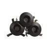 Bastulampor-Hidealite Frontring Heatspot G2 Bastu Svart 3-pack