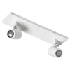 Badrumslampor Tak|Takspot Med 2 Lampor-ArmaturHantverk Fårö Takspotlight 40cm Vit IP44