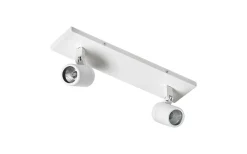 Badrumslampor Tak|Takspot Med 2 Lampor-ArmaturHantverk Fårö Takspotlight 40cm Vit IP44