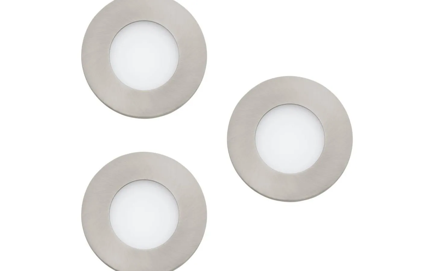 230V Led Spotlights < Eglo Fueva-C Connect Spotlight 3-Pack LED RGBW 3x3W Nickel