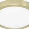 Plafonder < Eglo Fueva Plafond Rund 21cm LED 3000K 17W Guld