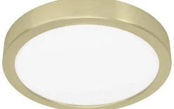 Plafonder < Eglo Fueva Plafond Rund 21cm LED 3000K 17W Guld
