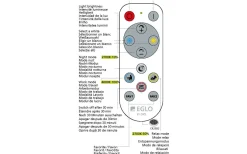 230V Led Spotlights-Eglo Fueva Spotlight med fjärrkontroll LED 2700-6500K 5W Vit